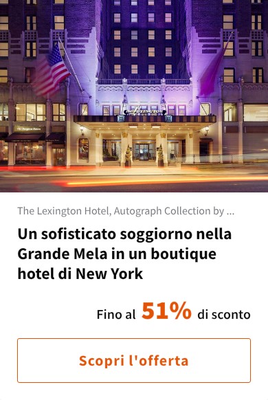Un sofisticato soggiorno nella Grande Mela in un boutique hotel di New York