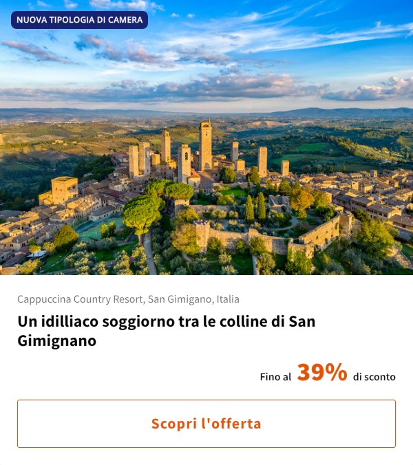 Un idilliaco soggiorno tra le colline di San Gimignano