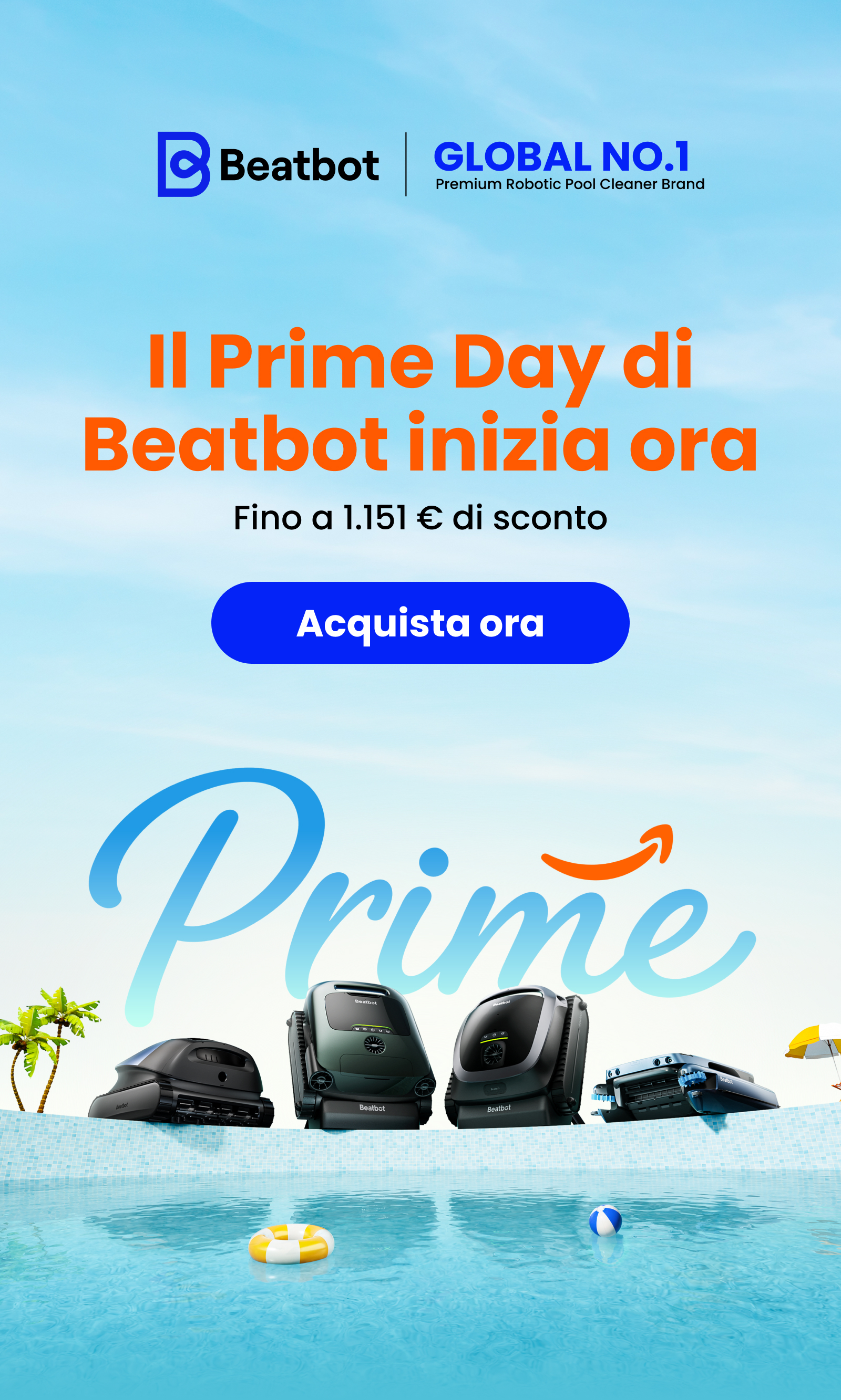 Il Prime Day di Beatbot inizia ora