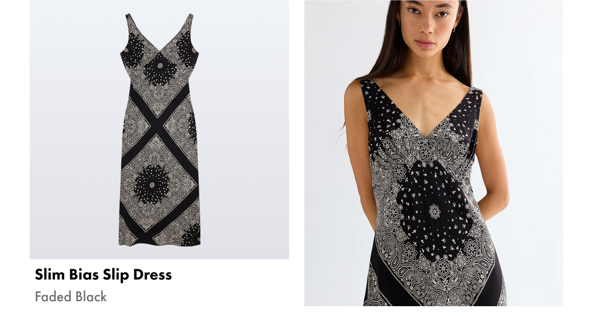 Slim Bias Slip Dress