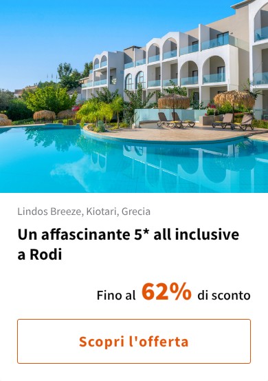 Un affascinante 5* all inclusive a Rodi