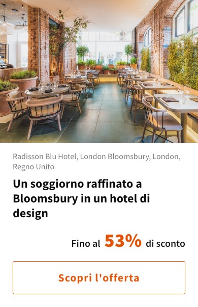 Un soggiorno raffinato a Bloomsbury in un hotel di design
