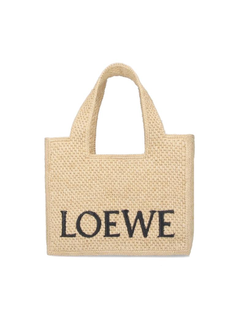 Loewe Paula's Ibiza - Borsa tote mini "Font"
