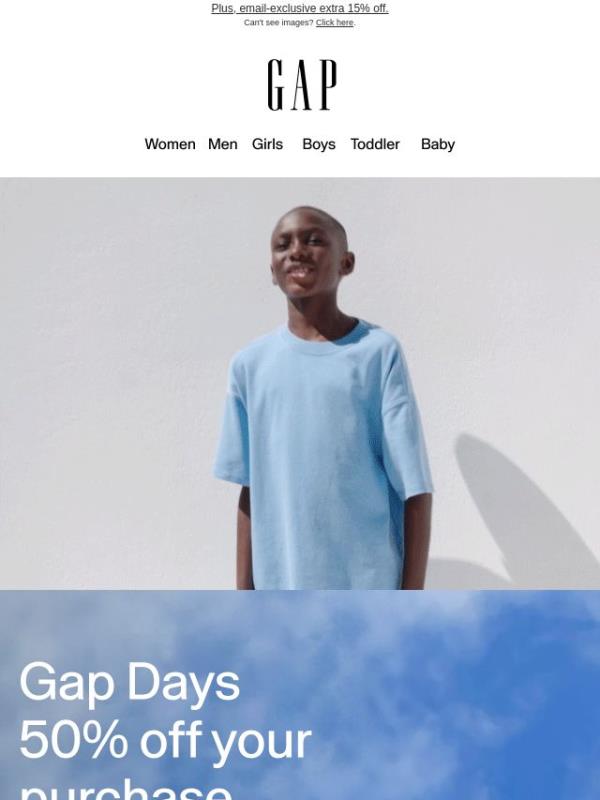 50% off is here for just a little longer