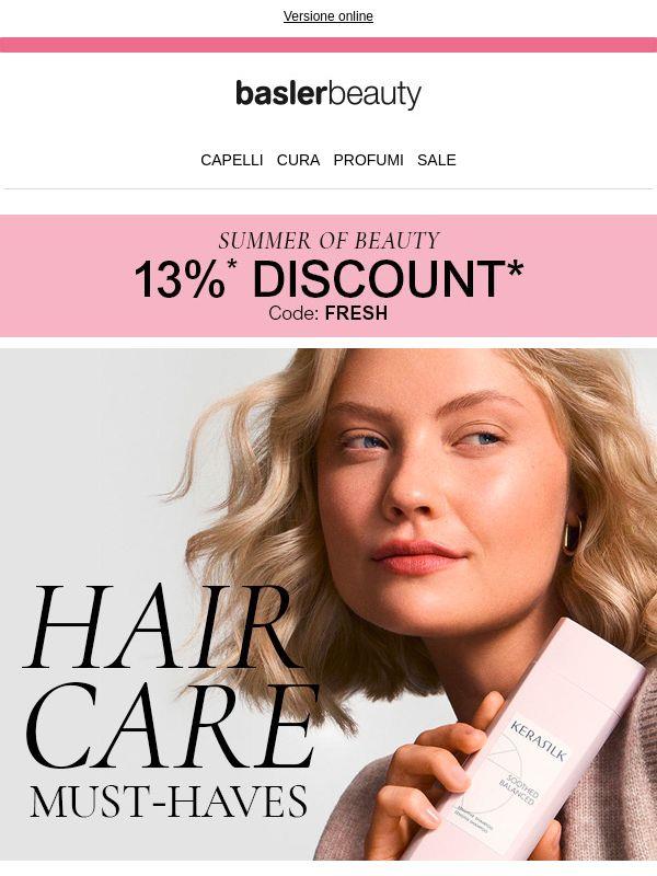 Rinnova la tua routine e approfitta di uno sconto aggiuntivo del 13%