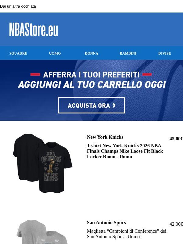I tuoi preferiti sono tutti qui