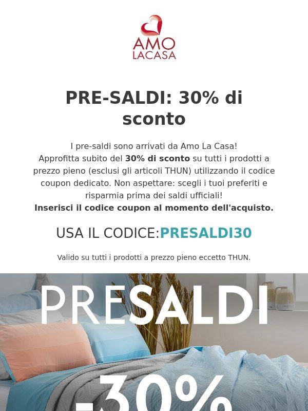 In esclusiva, per te il -30%!