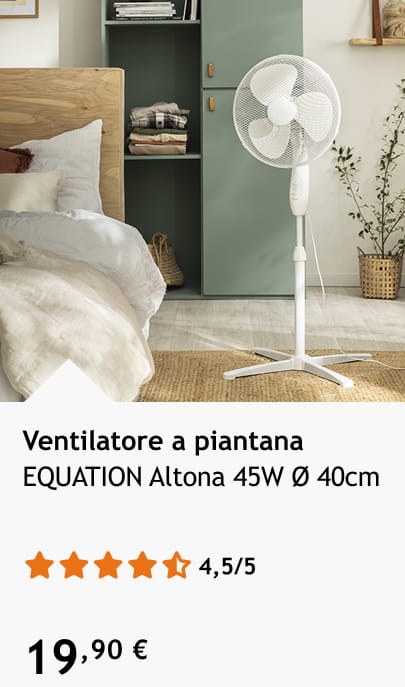 Ventilatore a piantana 19,90 &euro;