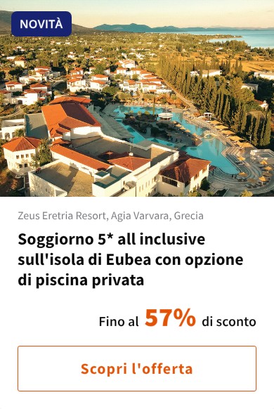 Soggiorno 5* all inclusive sull'isola di Eubea con opzione di piscina privata