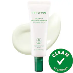 Invisible Barrier Korean Sunscreen Serum SPF 47 with Jeju Green Tea + Hyaluronic Acid 
