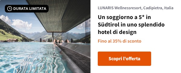 Un soggiorno a 5* in Südtirol in uno splendido hotel di design