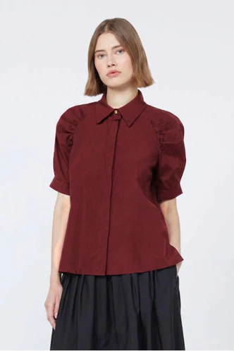 Camicia in Popeline di Cotone / Boerdeaux