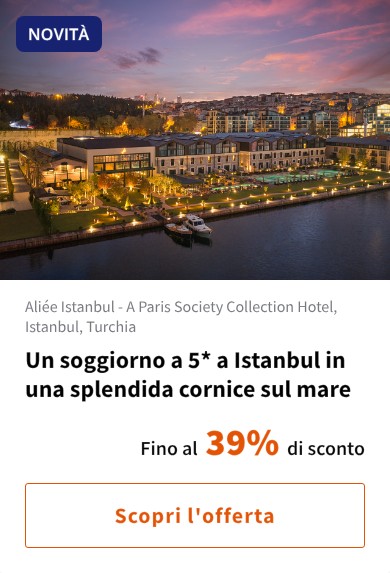 Un soggiorno a 5* a Istanbul in una splendida cornice sul mare