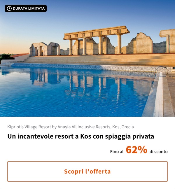 Un incantevole resort a Kos con spiaggia privata