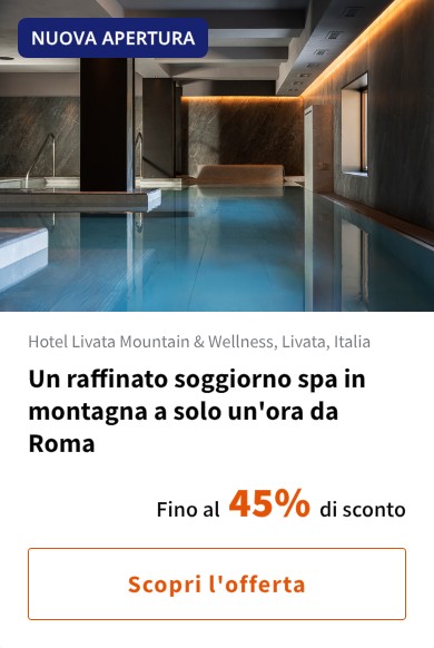 Un raffinato soggiorno spa in montagna a solo un'ora da Roma