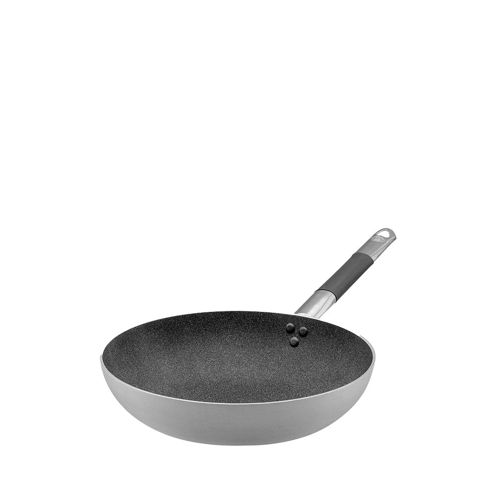 SharkSkin Cool Non-Stick Aluminum Flared Frying Pan with Stainless Steel Handle - 20 cm