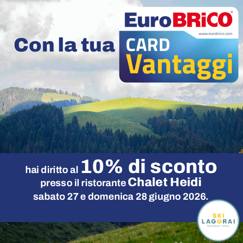 Ski Lagorai: sconto Card Vantaggi