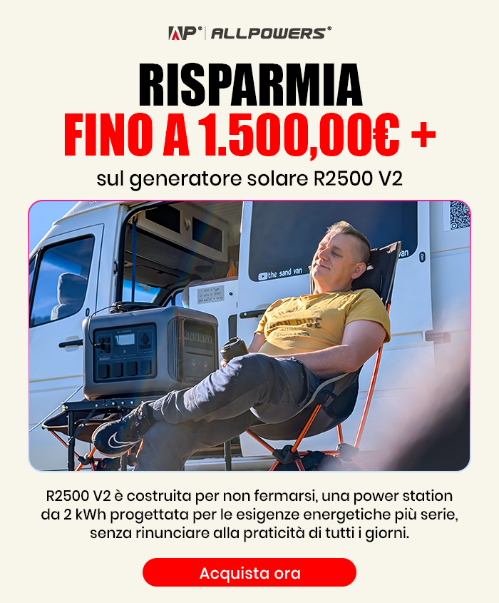 R2500 V2 Power Station Portatile 2500W 1920Wh