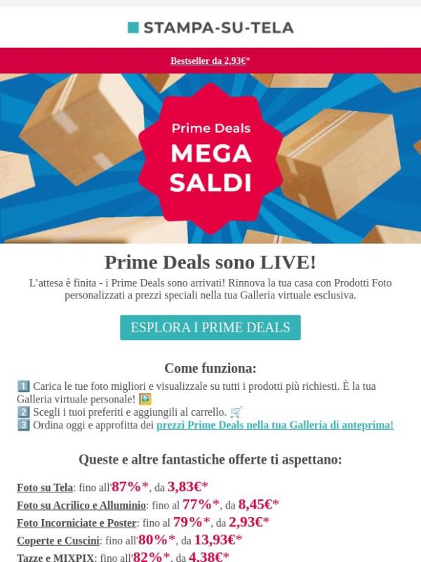 Prime Deals all’interno - da 2,93€