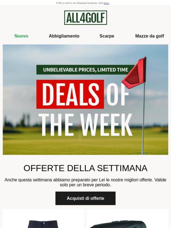 Le nuove offerte della settimana sono arrivate