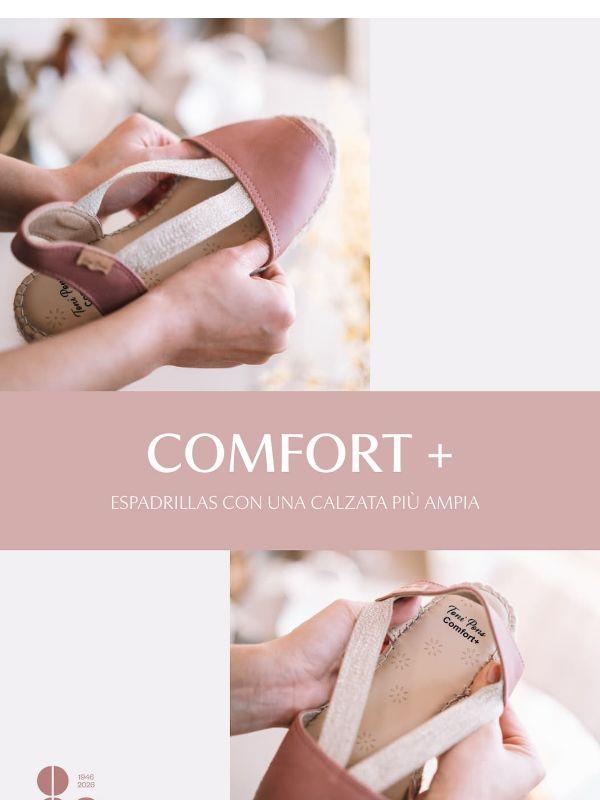Comfort + | Espadrillas con una calzata più ampia