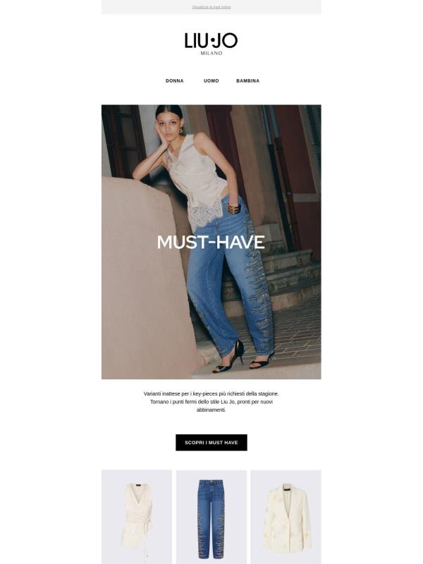 Il momento più atteso: i must have