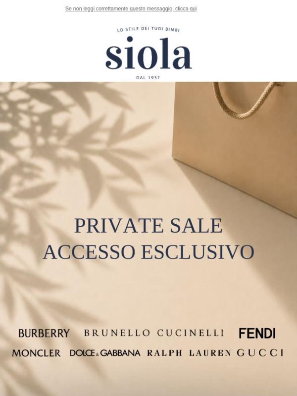 💥 Private Sale - Invito Esclusivo 💥