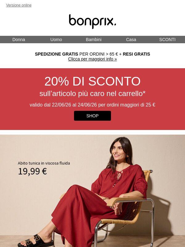 Ti regaliamo il -20% sul tuo look preferito 🎁