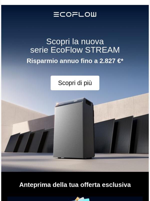✨ Scopri la nostra nuova serie EcoFlow STREAM