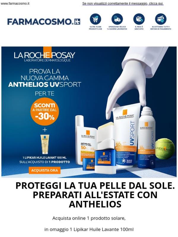 🌞🧡 🎁 Vichy: per te, in omaggio Lipikar Huile Lavante da 100ml!