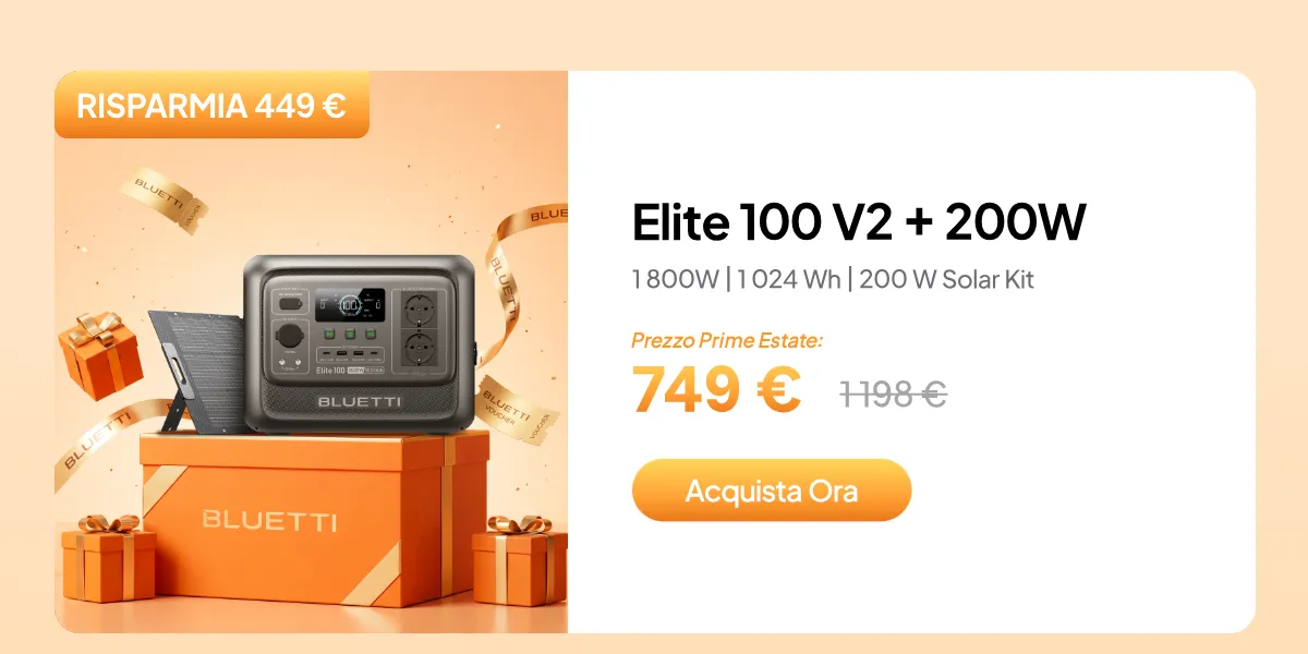 BLUETTI Elite 100 V2+200W