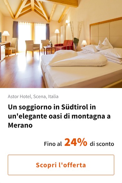 Un soggiorno in Südtirol in un'elegante oasi di montagna a Merano