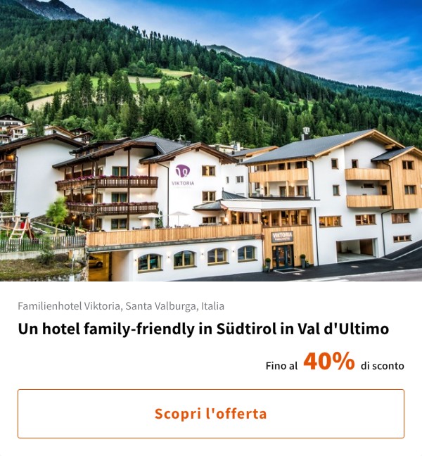 Un hotel family-friendly in Südtirol in Val d'Ultimo
