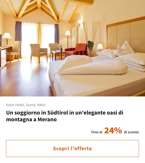 Un soggiorno in Südtirol in un'elegante oasi di montagna a Merano