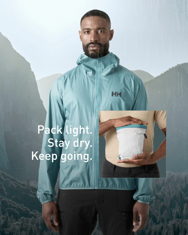 Pack light. Stay dry. Keep going.