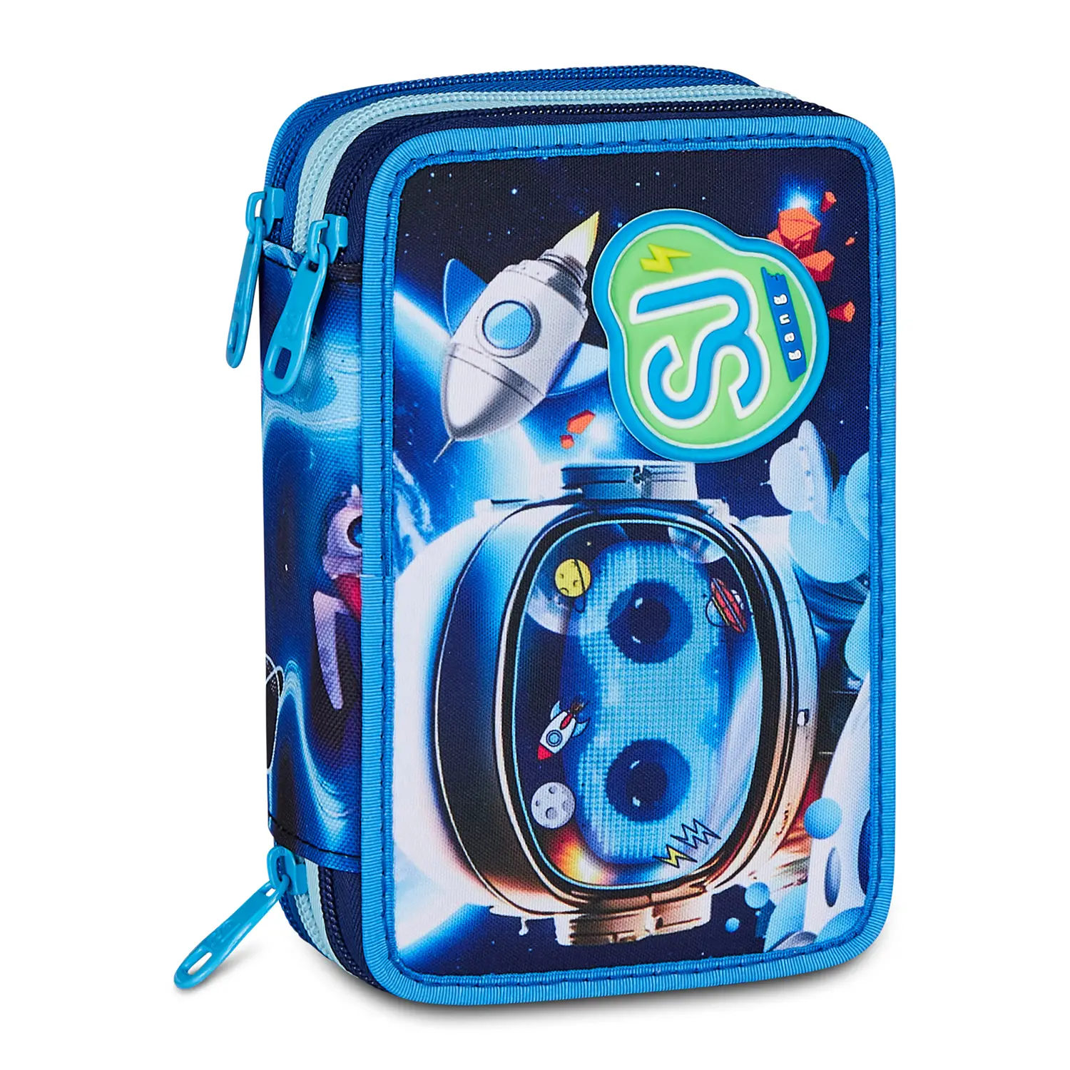 Astuccio Sj Gang Space Led Boy 3 Zip 45 Pezzi