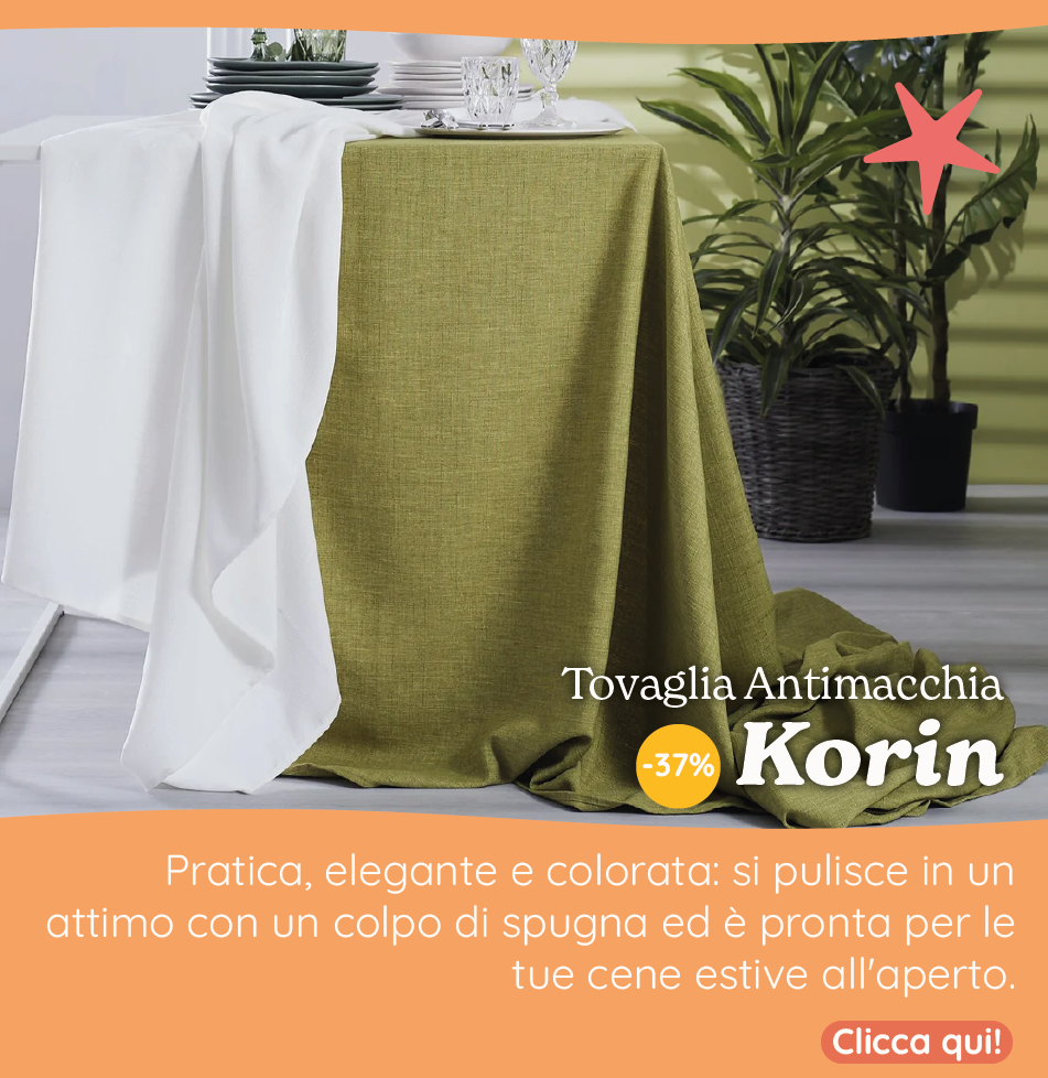 Tovaglia Antimacchia in Tinta Unita - Korin