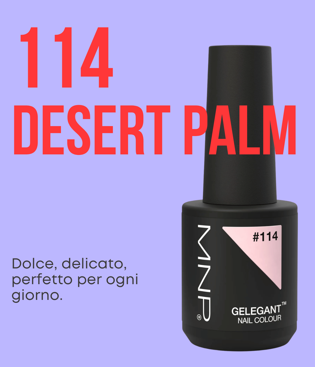 Mani con unghie colorate dallo smalto 114 desert palm
