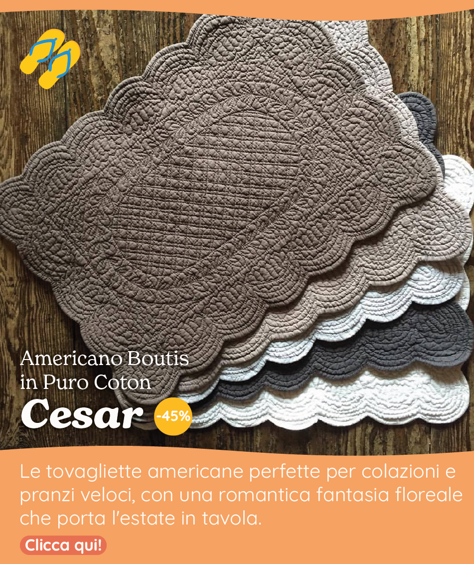 Americano Boutis in Puro Cotone - Cesar