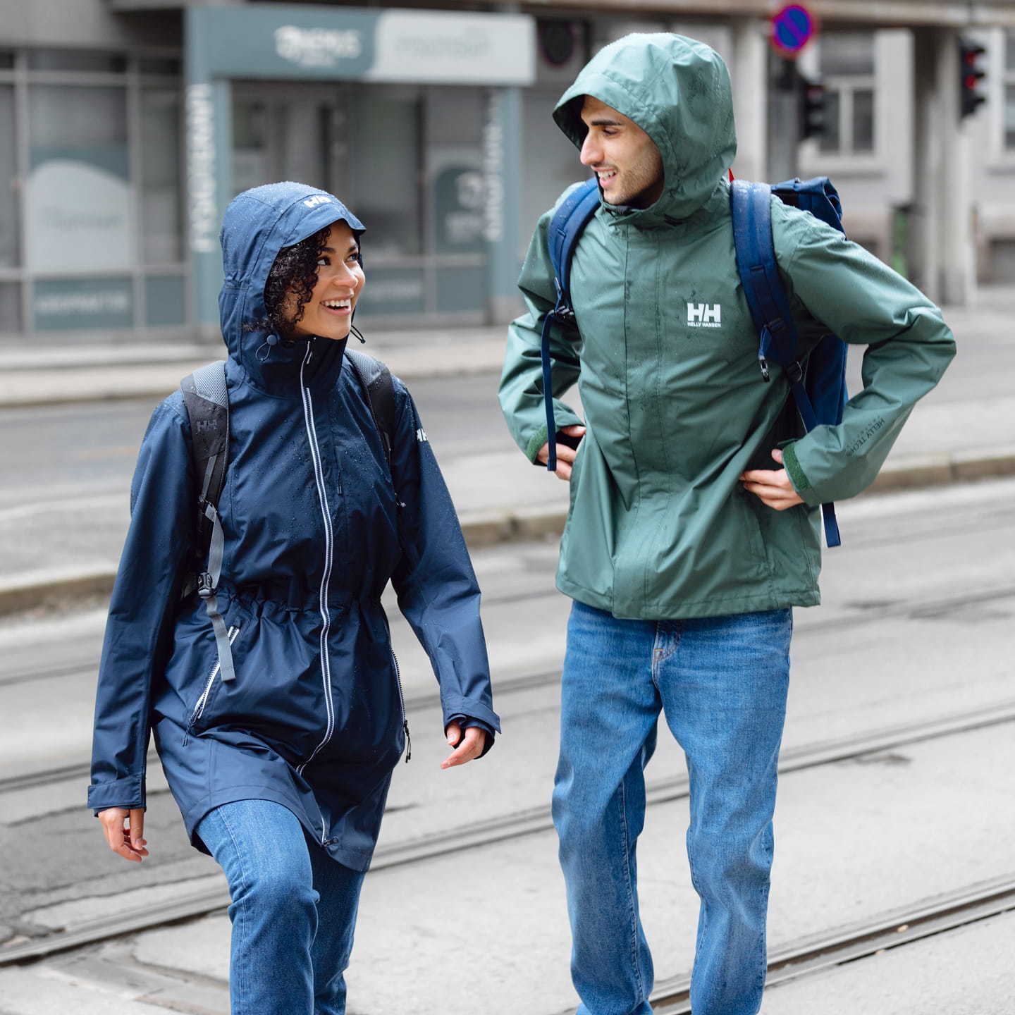 Be prepared for the rain with Helly Hansen´s lightweight rain jackets