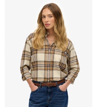 Camicia Boyfriend beige