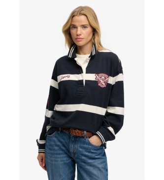 Felpa Polo Rugby blu marino