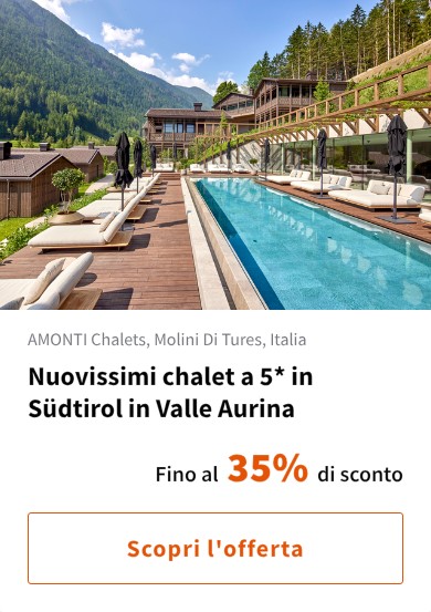 Nuovissimi chalet a 5* in Südtirol in Valle Aurina