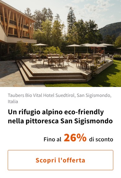 Un rifugio alpino eco-friendly nella pittoresca San Sigismondo