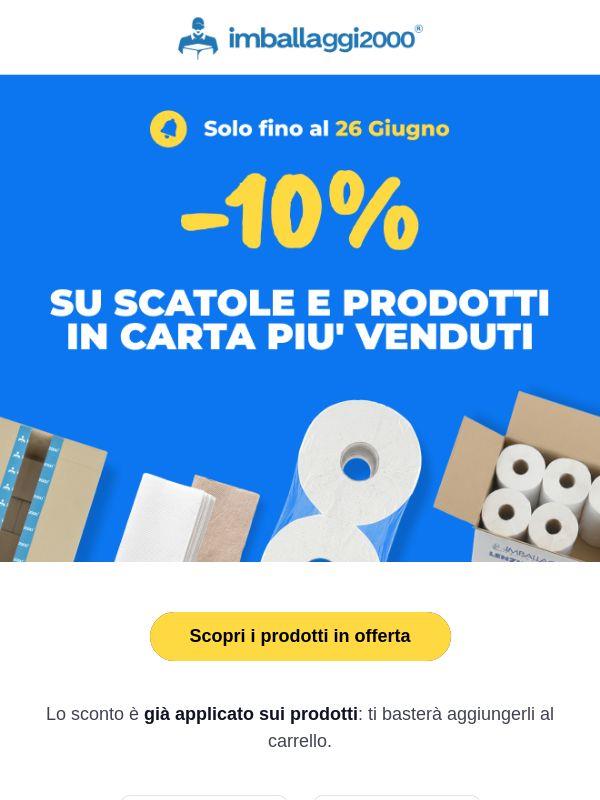 📦 I più venduti in carta ora al –10%