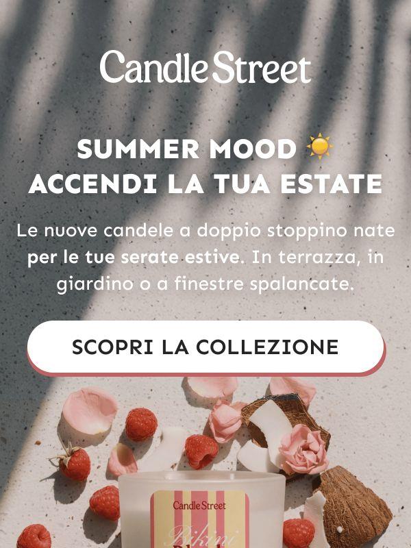🌅 Le candele perfette per le tue serate estive