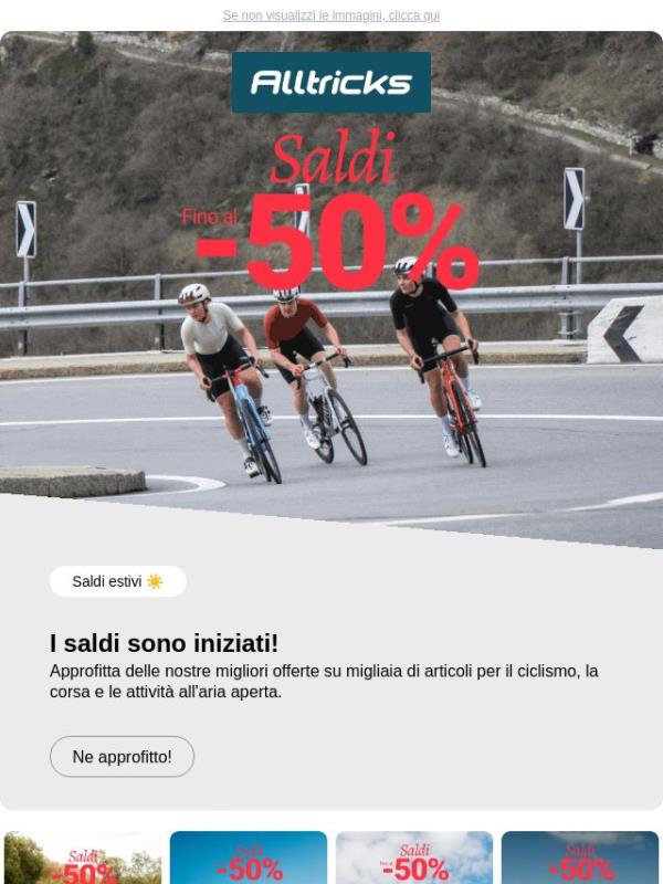 Riempi il carrello: domani iniziano i saldi!