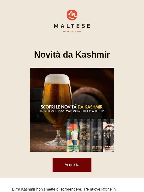 Birra Kashmir: quattro novità in lattina in sconto 🍺