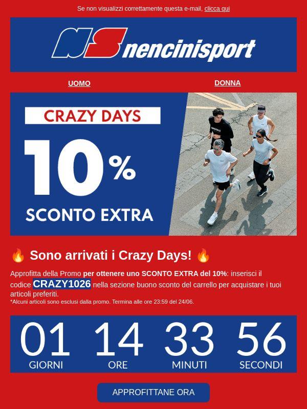 🔥 EXTRA 10% - Crazy Days 🔥