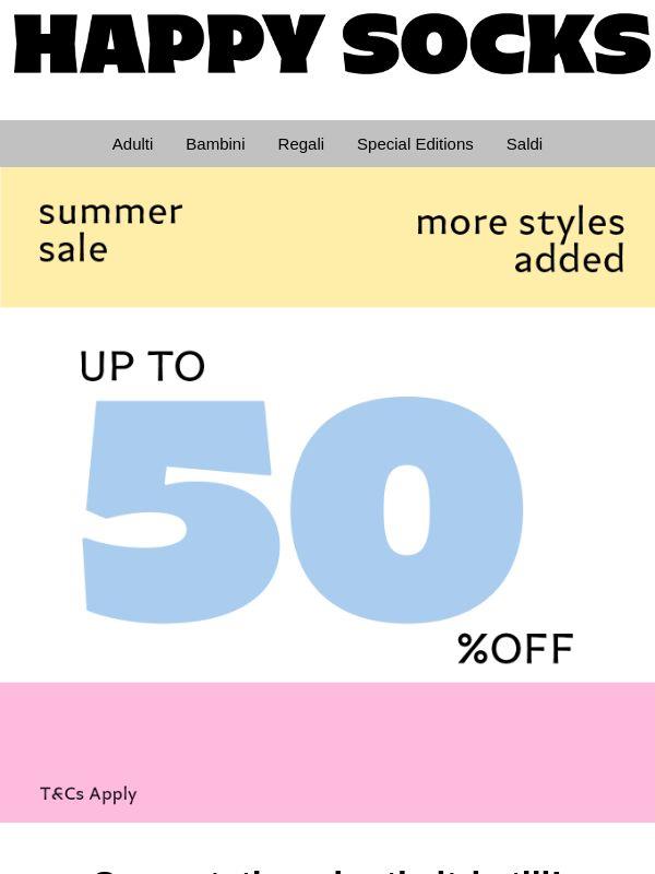 Nuovi modelli appena arrivati! Sconti fino al 50%!
